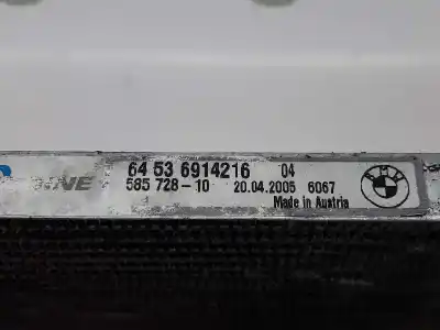 Peça sobressalente para automóvel em segunda mão condensador / radiador de ar condicionado por bmw x5 (e53) 3.0 d referências oem iam 64536914216