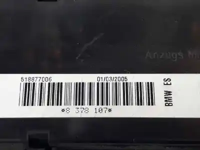 Second-hand car spare part fuse box unit for bmw x5 (e53) 3.0 d oem iam references 61138384527  8378107