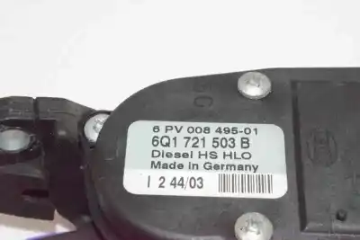 Автозапчасти б/у педальный потенциометр за seat leon (1m1) 1.9 tdi ссылки oem iam 6q1721503b  6q1721503l