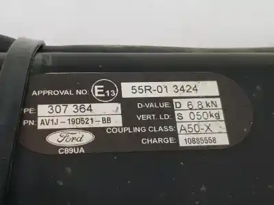 Автозапчастина б/у приціпний приціп для ford bmax 1.0 ecoboost посилання на oem iam av1j19d521bb