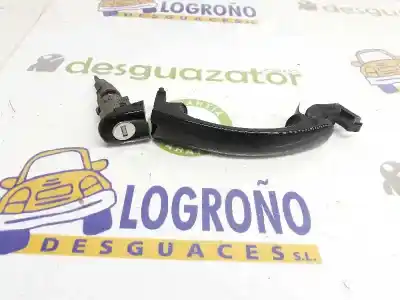 Peça sobressalente para automóvel em segunda mão puxador exterior dianteiro esquerdo por volkswagen golf plus v (5m1, 521) 1.9 tdi referências oem iam 1k5837205gru