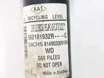 Tweedehands auto-onderdeel schokbreker rechts achter voor dacia lodgy 1.2 16v tce oem iam-referenties 562101932r 814903009199 