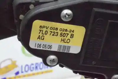 Автозапчасти б/у педальный потенциометр за audi q7 (4l) 3.0 v6 24v tdi ссылки oem iam 7l0723507b  7l0723507d