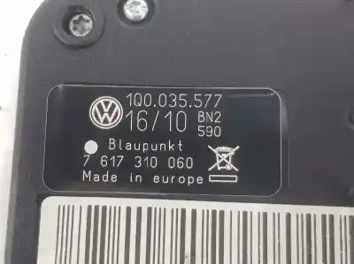 Second-hand car spare part antenna amplifier for vw eos (1f7, 1f8) 2.0 tdi 16v oem iam references 1q0035577