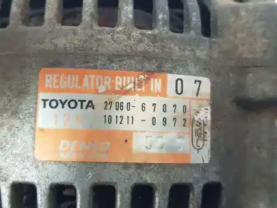 Second-hand car spare part ALTERNATOR for TOYOTA LAND CRUISER (J9)  OEM IAM references 2706067070  1012110972