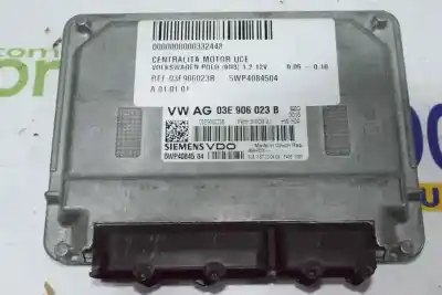 Recambio de automóvil de segunda mano de centralita motor uce para volkswagen polo (6r1) 1.2 12v referencias oem iam 03e906023b - 5wp4084504  