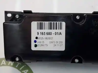 Peça sobressalente para automóvel em segunda mão comando de sofagem (chauffage / ar condicionado) por bmw x5 3.0 turbodiesel referências oem iam 64119193965  9165680