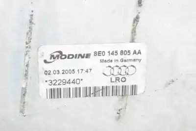 Автозапчастина б/у інтеркулер для audi a4 b7 avant (8ed) 2.0 tdi 16v посилання на oem iam 8e0145805aa  8e0145805aa