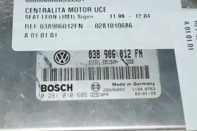 Second-hand car spare part ecu engine control for seat leon (1m1) stella oem iam references 038906012fn - 0281010686  