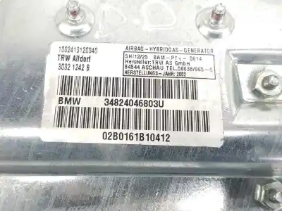Автозапчастина б/у передня права бічна подушка безпеки для bmw 7 (e65, e66, e67) 730 d посилання на oem iam 72129180928  72129180928