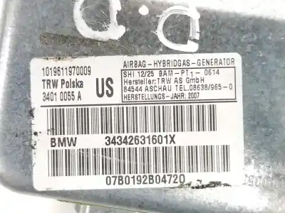 Second-hand car spare part right side airbag for bmw x3 (e83) 2.0 d oem iam references 72123426316  72123426316