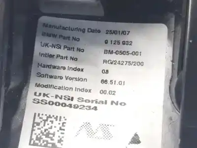 Автозапчастина б/у панель інструментів для mini mini (r56) 1.6 16v cat посилання на oem iam 62109325809  62109325809