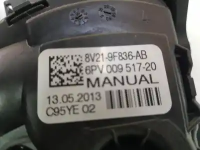 Second-hand car spare part accelerator pedal for ford bmax 1.0 ecoboost oem iam references 2120072  8v219f836ac