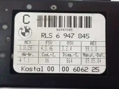 Peça sobressalente para automóvel em segunda mão sensor por bmw 5 (e60) 530 d referências oem iam 61356980019  6947845