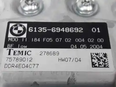 Second-hand car spare part electronic module for bmw 5 (e60) 530 d oem iam references 61356948692  75789012