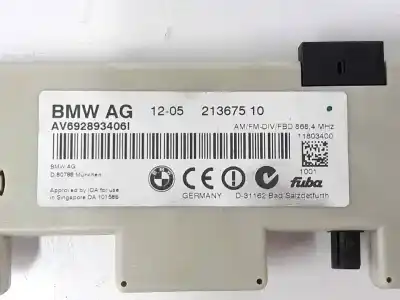 Peça sobressalente para automóvel em segunda mão módulo eletrónico antena por bmw 3 (e90) 320 d referências oem iam 65206928934  65206928934