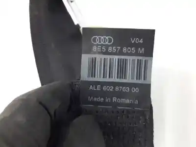 Автозапчастина б/у задній лівий ремін безпеки для audi a4 b7 avant (8ed) 2.0 tdi 16v посилання на oem iam 8e5857805m v04  8e5857805m v04