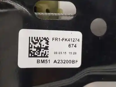 Second-hand car spare part passenger side right window regulator for ford focus lim. 2.0 ecoboost oem iam references bm51a23200bf  1870697