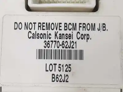 İkinci el araba yedek parçası röle/sigorta kutusu için suzuki swift berlina (mz) 1.3 16v cat oem iam referansları 3677062j21  3671763j00000