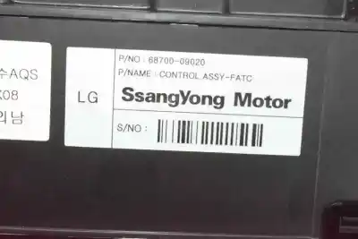 Автозапчасти б/у климат-контроль за ssangyong actyon 2.0 td ссылки oem iam 6870009020hch  6870009020