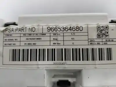 Second-hand car spare part dashboard for citroen c5 iii (rd_) 2.0 hdi (rdrhda) oem iam references 9665364680  9665364680
