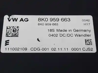 Second-hand car spare part electronic module for audi a6 avant 3.0 v6 24v tdi oem iam references 8k0959663  8k0959663