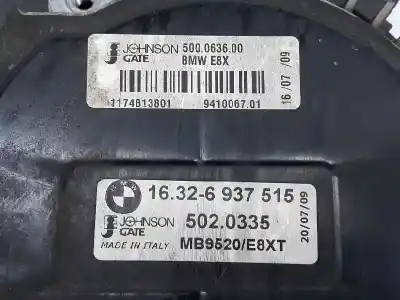 Peça sobressalente para automóvel em segunda mão termoventilador elétrico por bmw 1 coupé (e82) 120 d referências oem iam 16326937515  17428506668