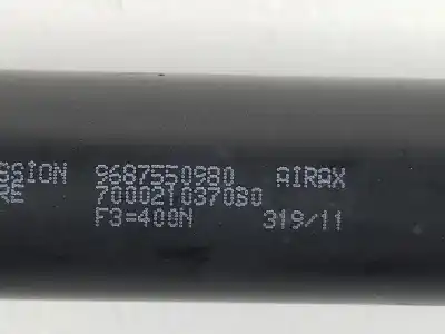 Second-hand car spare part tailgate gas strut for citroen ds3 (sa_) 1.6 racing oem iam references 9687550980  9687550980