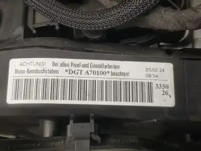 Pezzo di ricambio per auto di seconda mano motore completo per audi q2 1.6 tdi riferimenti oem iam dgte 04l100038k 