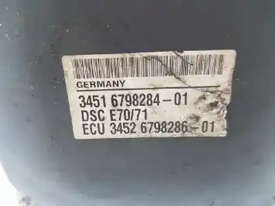 Peça sobressalente para automóvel em segunda mão abs por bmw x5 (e70) xdrive 30 d referências oem iam 34516865025  34526798286