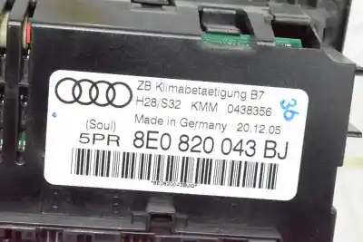 Автозапчасти б/у климат-контроль за audi a4 b7 (8ec) 2.0 tdi 16v ссылки oem iam 8e0820043bj  8e0820043bj