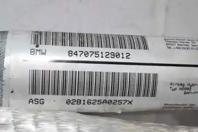 Peça sobressalente para automóvel em segunda mão airbag de cortina dianteiro esquerdo por bmw 3 compact (e46) 320 td referências oem iam 72127495447  