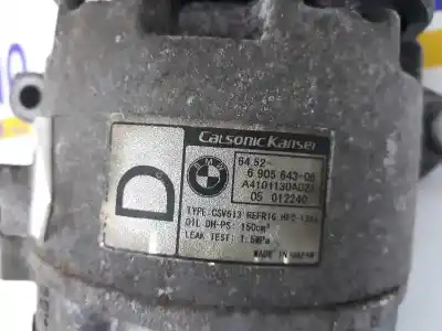 Second-hand car spare part air conditioning compressor for bmw x3 (e83) 2.0 16v diesel cat oem iam references 64526905643  64529145353