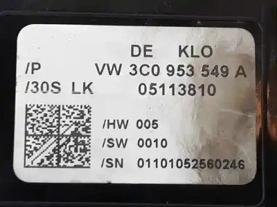 Автозапчастина б/у блок управління рульмову для volkswagen passat variant 2.0 tdi посилання на oem iam 3c0953549a  05113810
