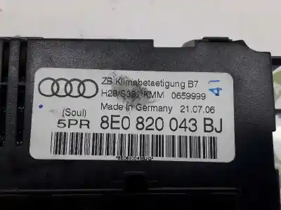 Автозапчасти б/у климат-контроль за audi a4 b7 (8ec) 2.0 tdi 16v ссылки oem iam 8e0820043bj  8e0820043bj