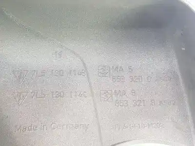 Автозапчастина б/у крішка двигуна для porsche cayenne (9pa) s 4.5 посилання на oem iam 95511021300  95511021300