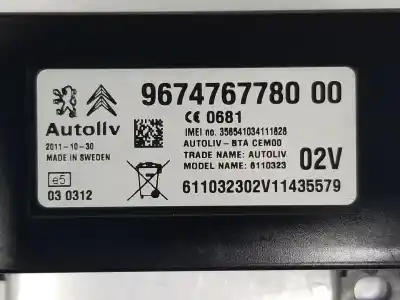 Pezzo di ricambio per auto di seconda mano modulo elettronico per citroen ds3 (sa_) 1.6 racing riferimenti oem iam 9674767780  9674767780