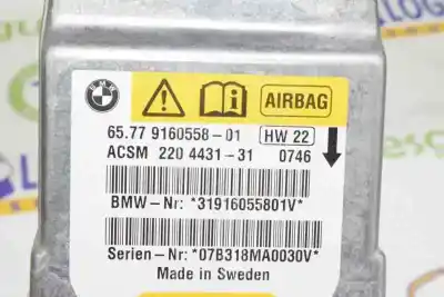 Автозапчасти б/у блок управления подушками безопасности за bmw 5 (e60) 520 d ссылки oem iam 65779160558  65779160558