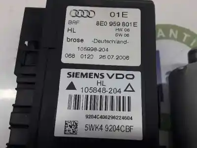 Автозапчасти б/у мотор заднего левого стекла за audi a4 b7 (8ec) 2.0 tdi 16v ссылки oem iam 8e0959801e  8e0959801e