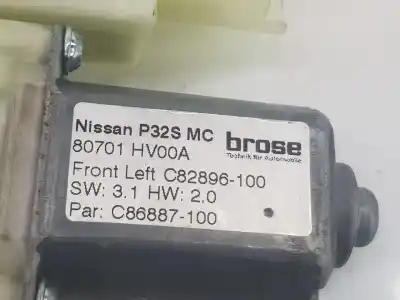 Автозапчасти б/у мотор переднего левого стекла за nissan qashqai ii suv (j11, j11_) 1.6 dig-t ссылки oem iam 80700hv00a  80700hv00a