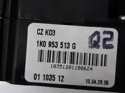 Second-hand car spare part indicator switch for volkswagen golf vi variant (aj5) 1.6 tdi dpf oem iam references 1k0953513g  1k0953513g