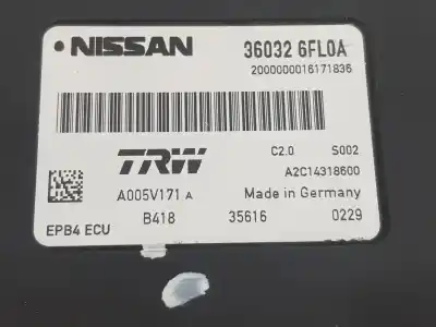 Second-hand car spare part electronic module for nissan qashqai ii suv (j11, j11_) 1.6 dig-t oem iam references 360326fl0a  360326fl0a