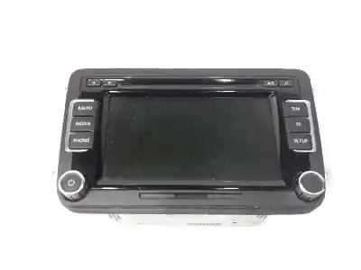Second-hand car spare part audio system / radio cd for volkswagen golf vi variant (aj5) 1.6 tdi dpf oem iam references 3c8035195  3c8035195