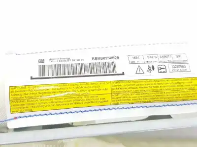 Автозапчастина б/у передня права подушка безпеки для opel meriva b monospace (s10) 1.3 cdti (75) посилання на oem iam 13250503  rbrb0250529