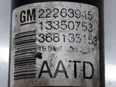 Автозапчастина б/у амортизатор задній лівий для opel meriva b monospace (s10) 1.3 cdti (75) посилання на oem iam 13350753  22263945