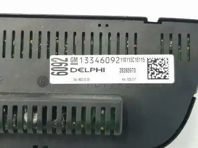 Автозапчасти б/у климат-контроль за opel meriva b monospace (s10) 1.3 cdti (75) ссылки oem iam 13346092