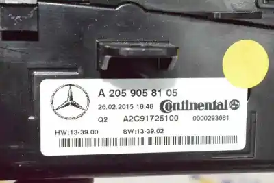 Second-hand car spare part climate control for clase c clase c lim. 2.1 cdi oem iam references a2059058105  a2059058105