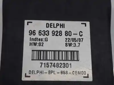 Автозапчасти б/у электронный модуль за citroen c4 picasso i monospace (ud_) 1.6 hdi ссылки oem iam 9663392880c 7157482301  9663392880c