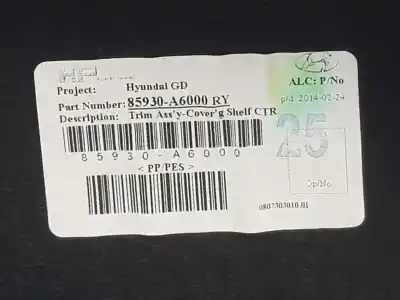 Автозапчастина б/у задній лоток для hyundai i30 (gd) 1.6 crdi посилання на oem iam 85930a6000ry