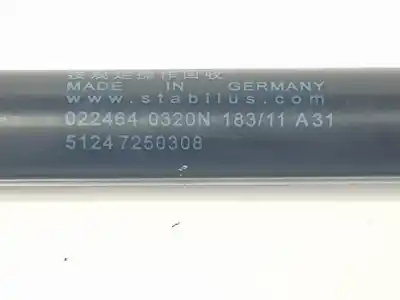 Second-hand car spare part tailgate gas strut for bmw 3 (e90) 318 i oem iam references 51247250308  51247250308
